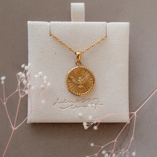 Gold Dove Necklace