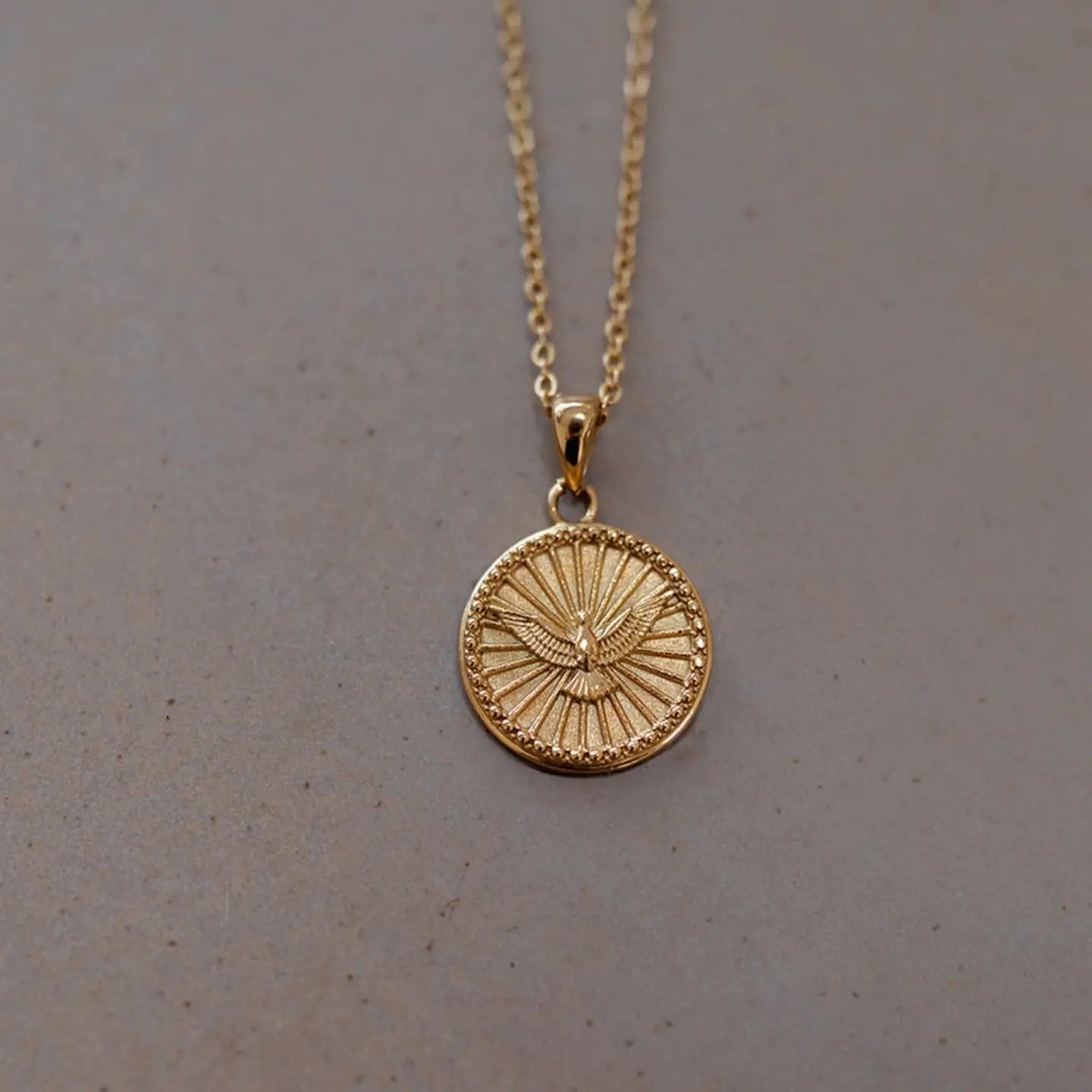 Gold Dove Necklace
