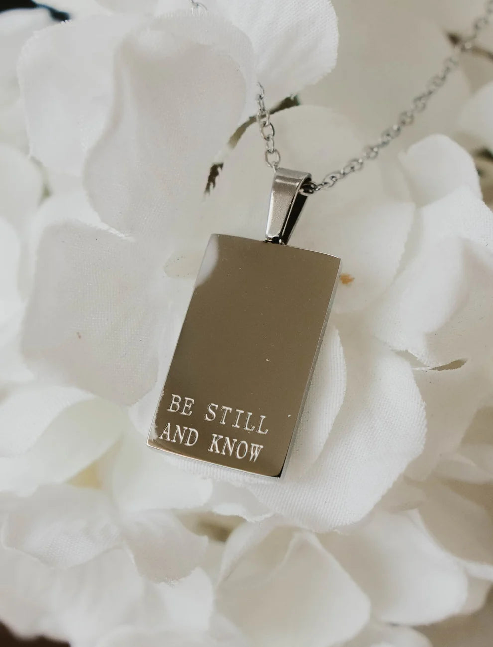 "Be Still and Know" Necklace