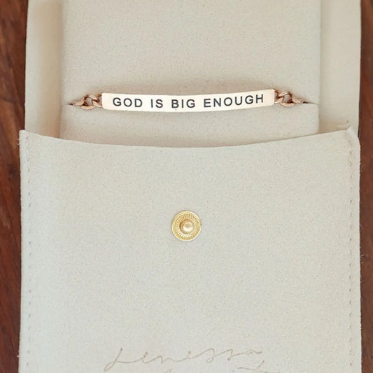 "God Is Big Enough" Bracelet
