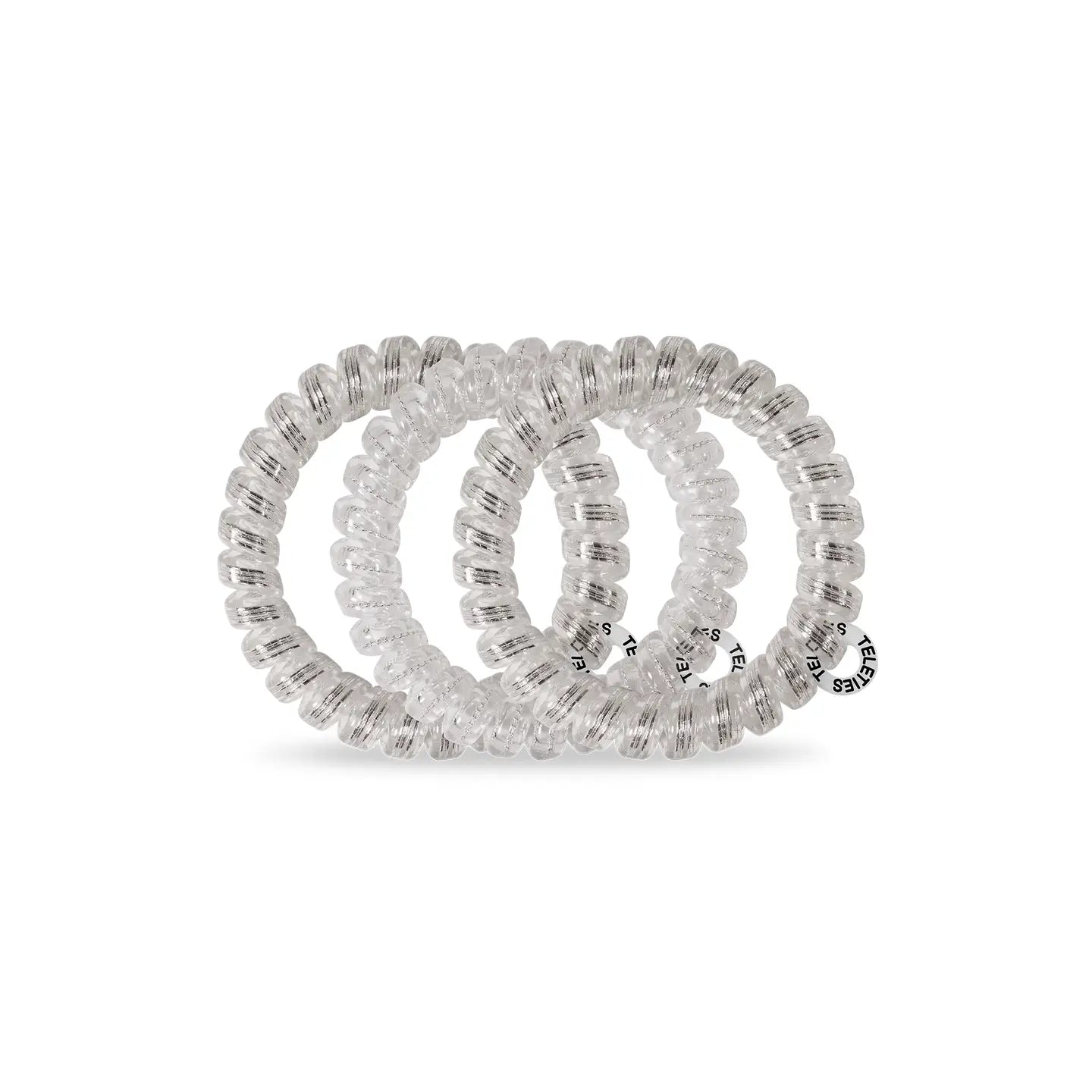 Large Silver Hair Ties