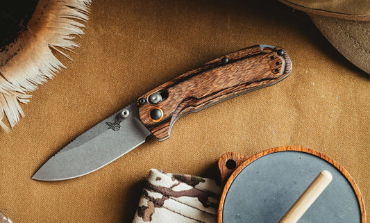 North Fork Dark Brown Wood Knife
