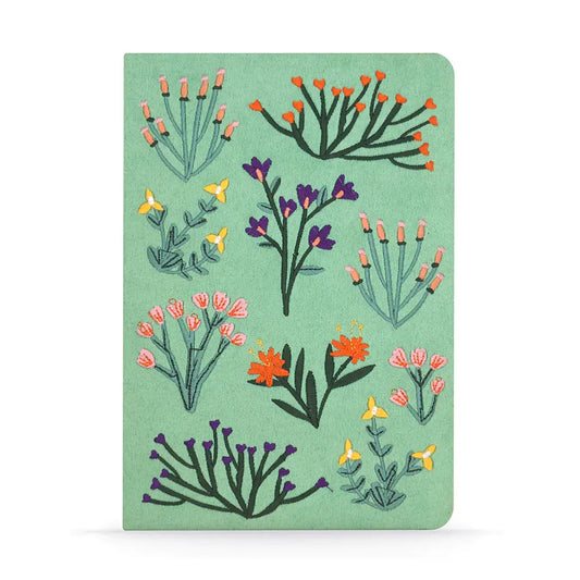Embroidered Petite Blooms Notebook