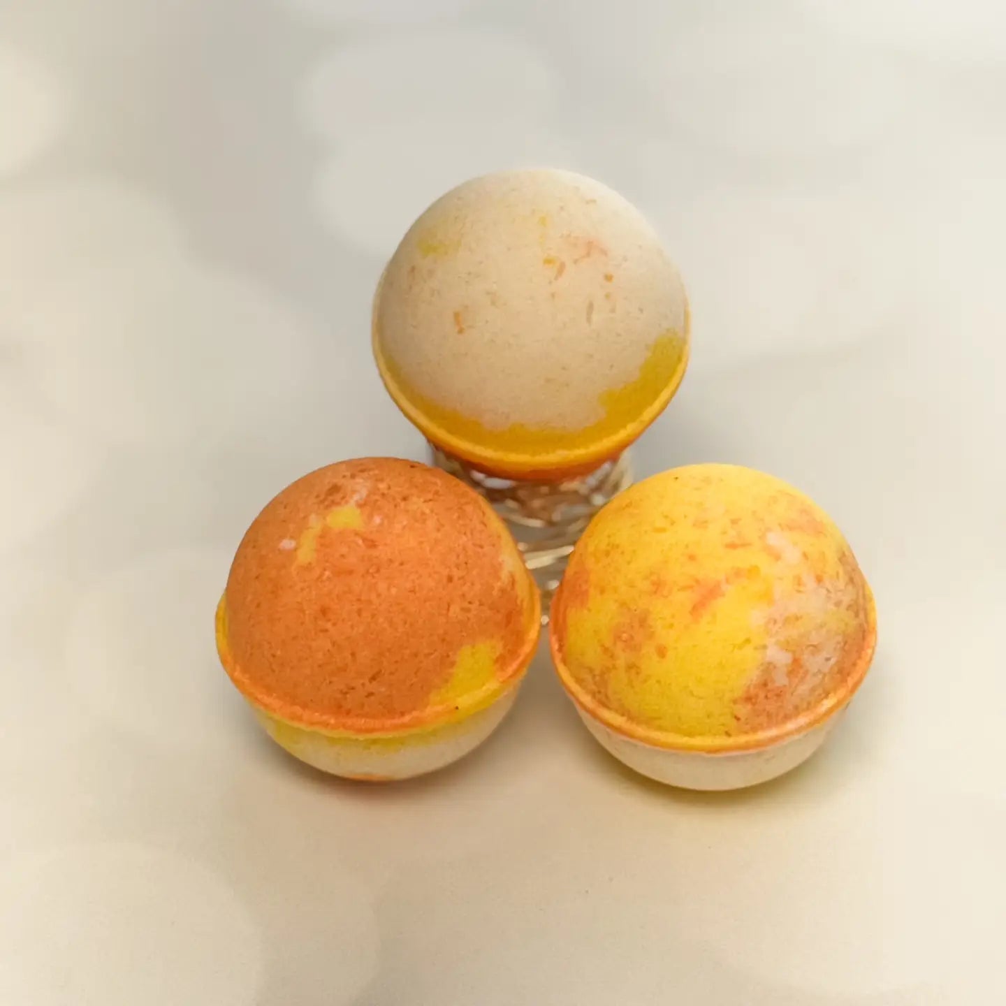 Candy Corn Crème Bath Bomb
