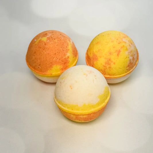 Candy Corn Crème Bath Bomb