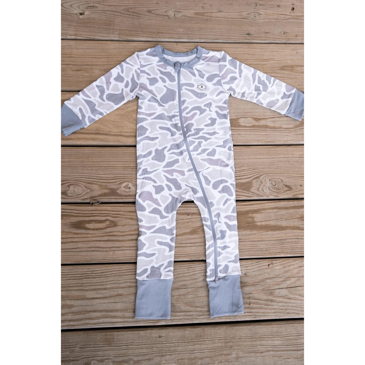White Camo Baby Zip Up