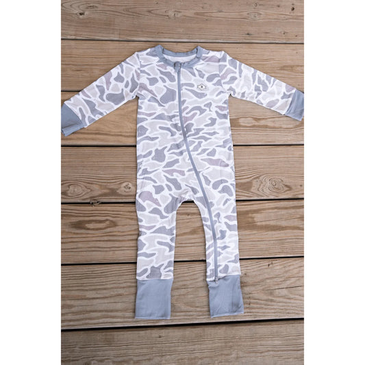 White Camo Baby Zip Up