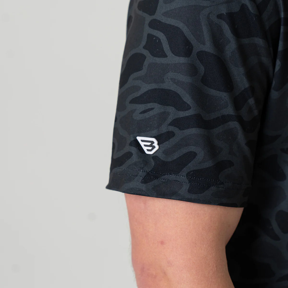 Black Camo Youth Polo