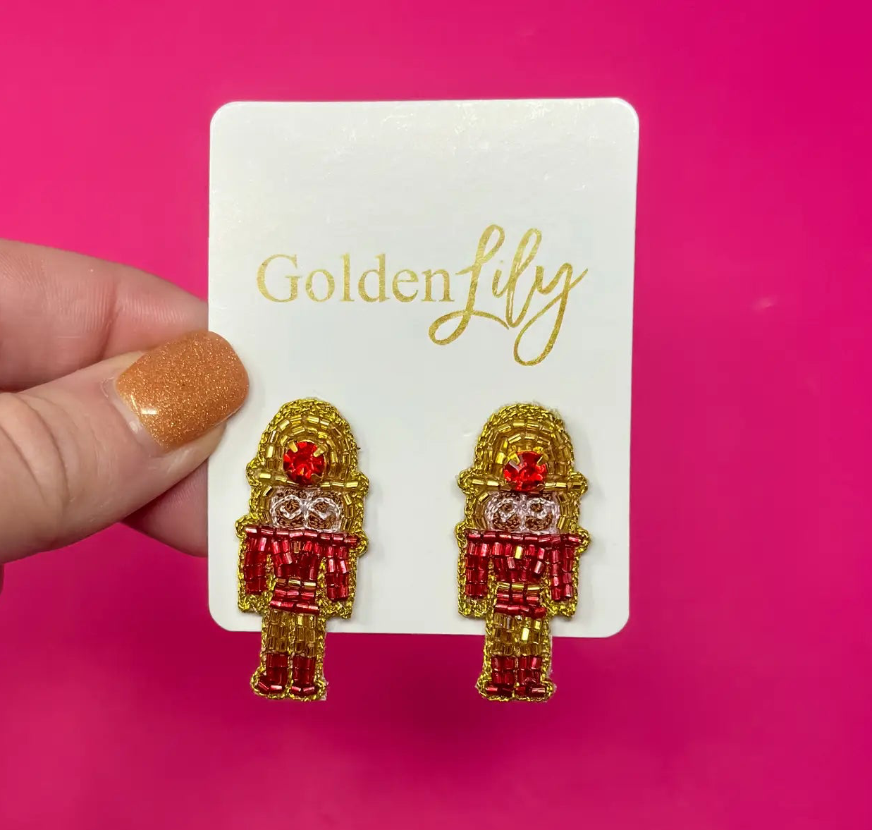 Christmas Nutcracker Stud Earrings