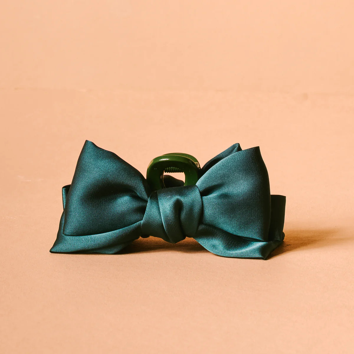 Mini Satin Bow Claw Clip