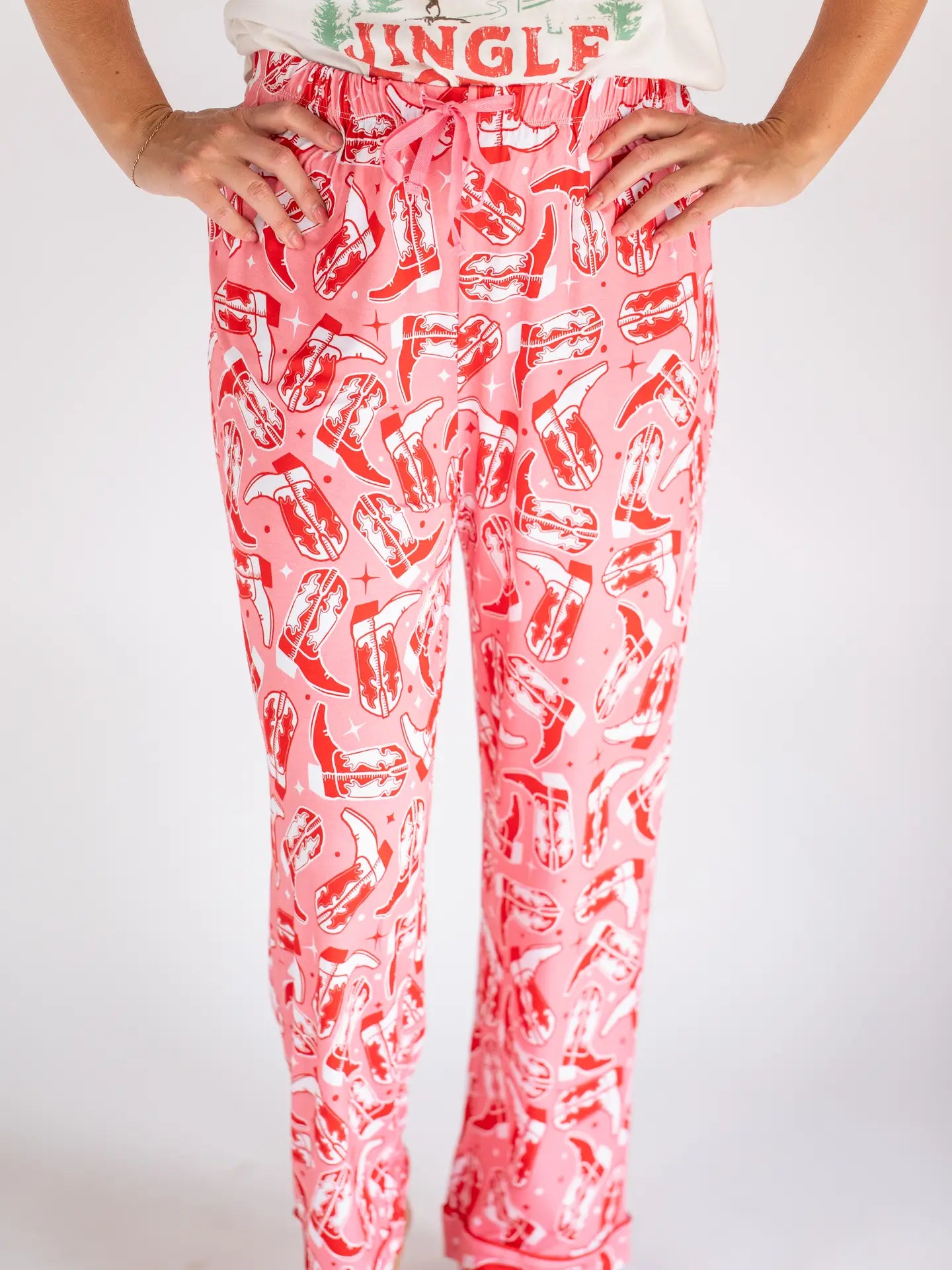 Cowgirl Boot Pajama Pants