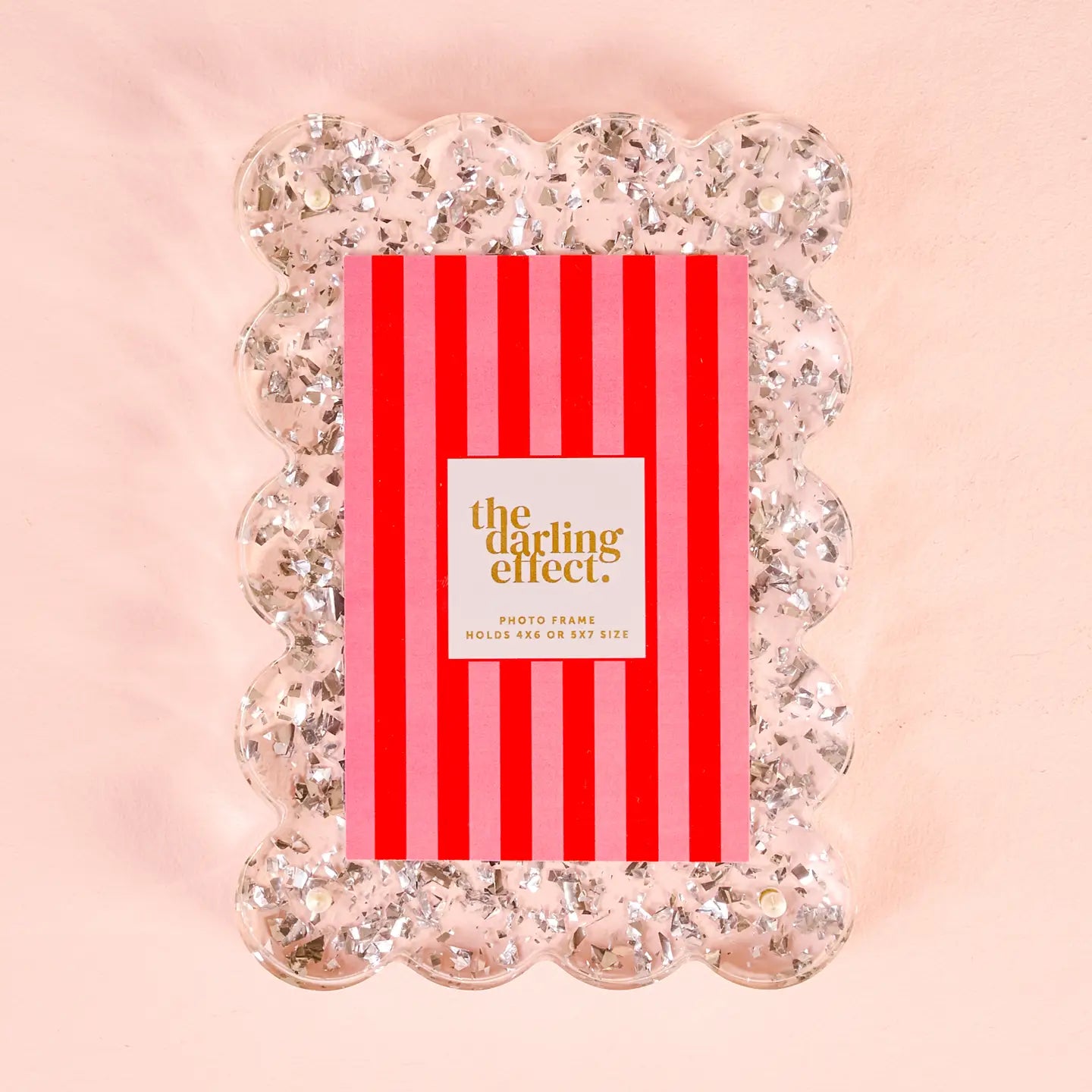 Rectangle Scalloped Acrylic Frame