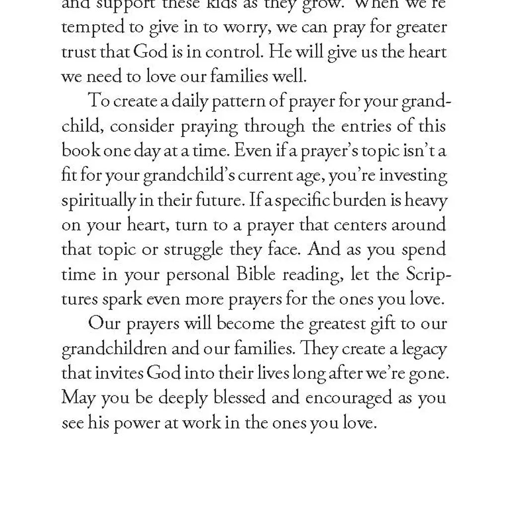 Prayers for Grandparents