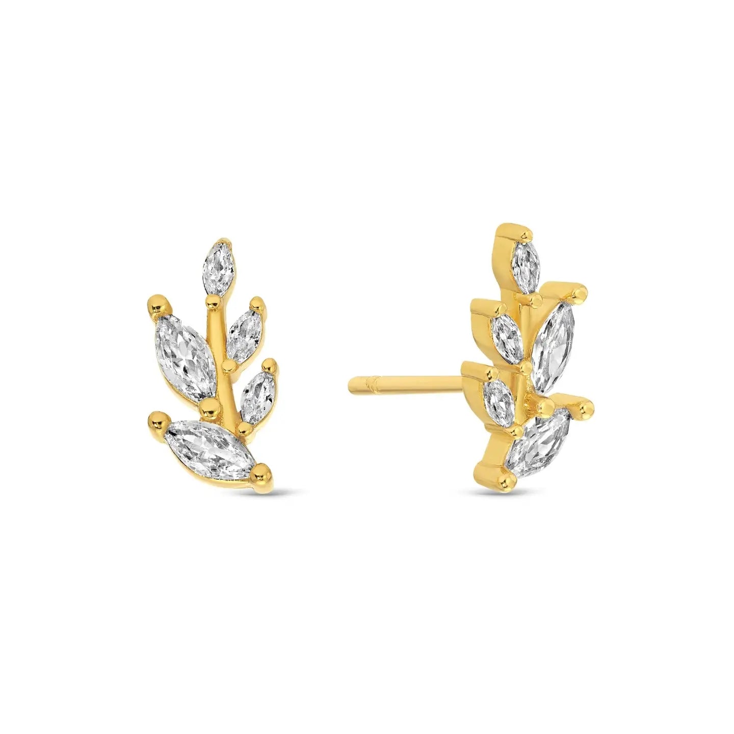 Leaf Stud Earrings