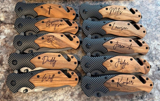 Personalized Engraved Pocket Knife (Pre-Order Only!)