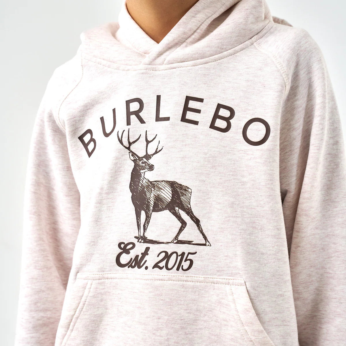 Whitetail Deer Heather Oatmeal Hoodie