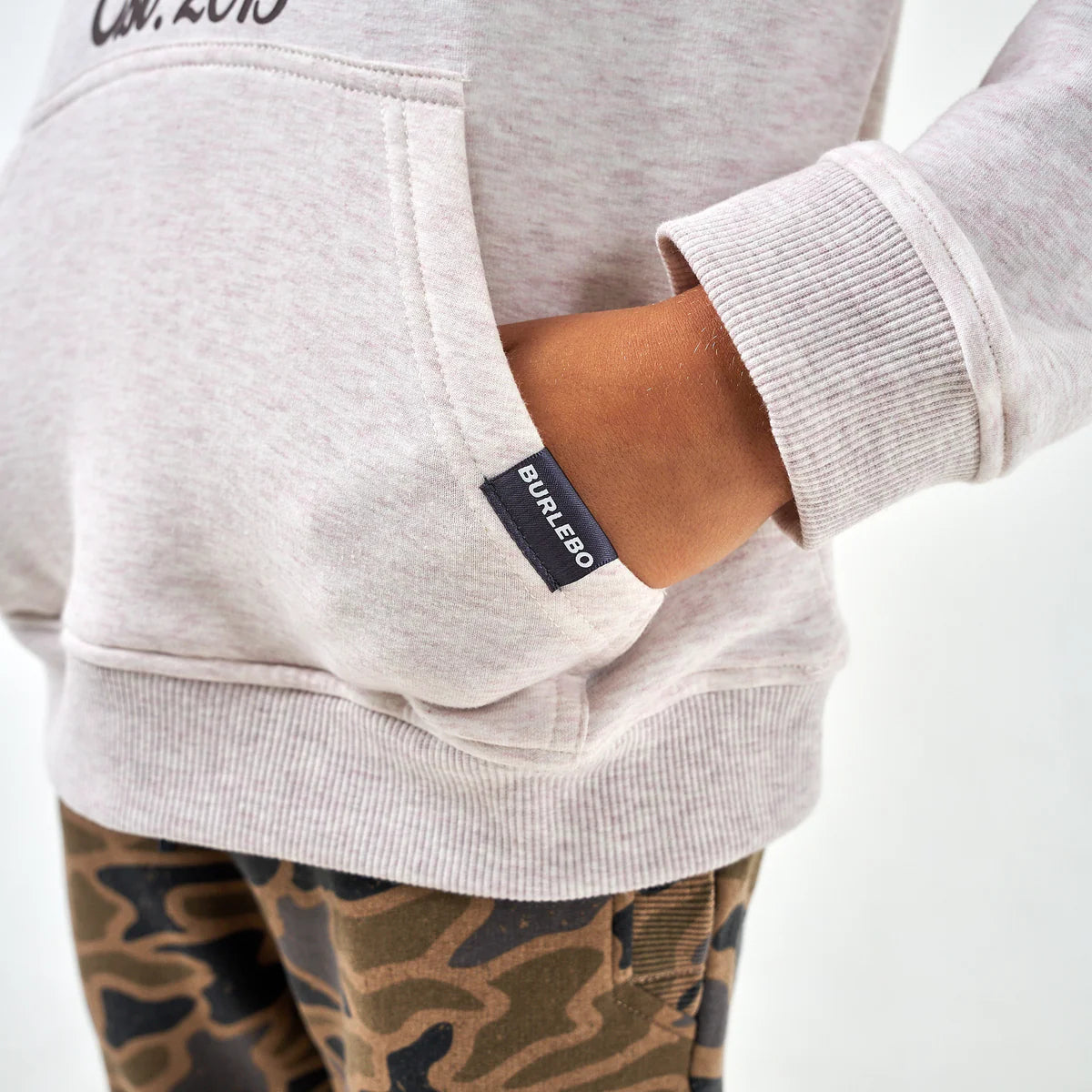 Whitetail Deer Heather Oatmeal Hoodie