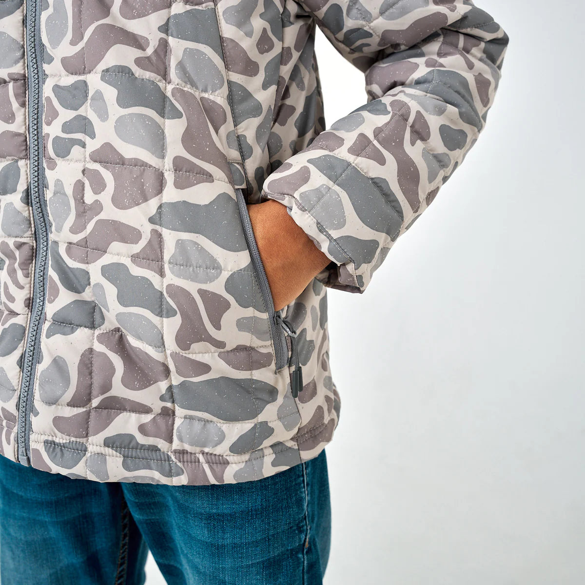 Classic Deer Camo Puffer Jacket