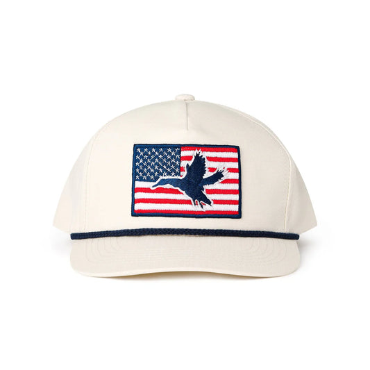 American Flag Duck Cap