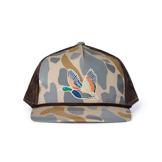 Retro Camo Duck Cap