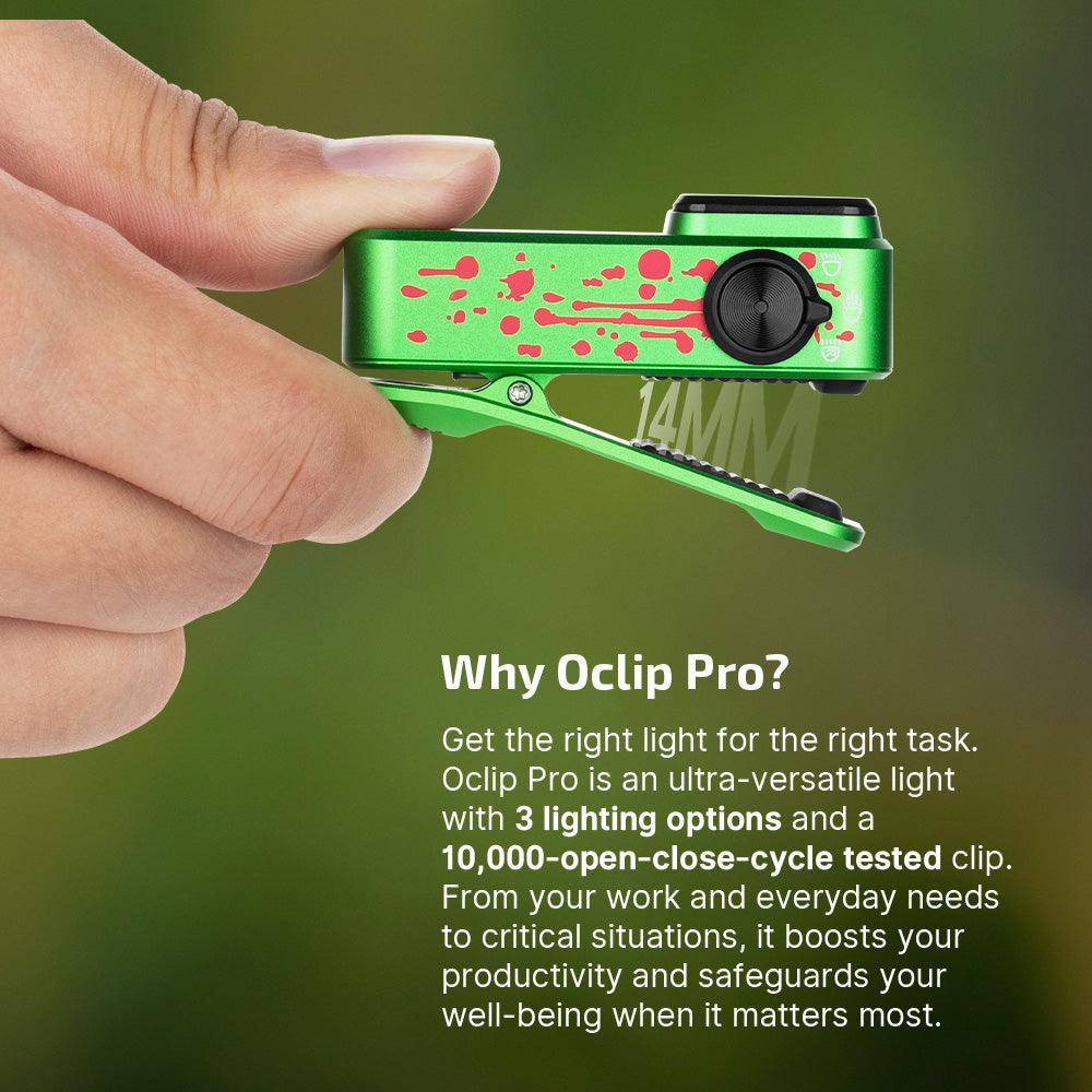 Oclip Pro Zombie Green