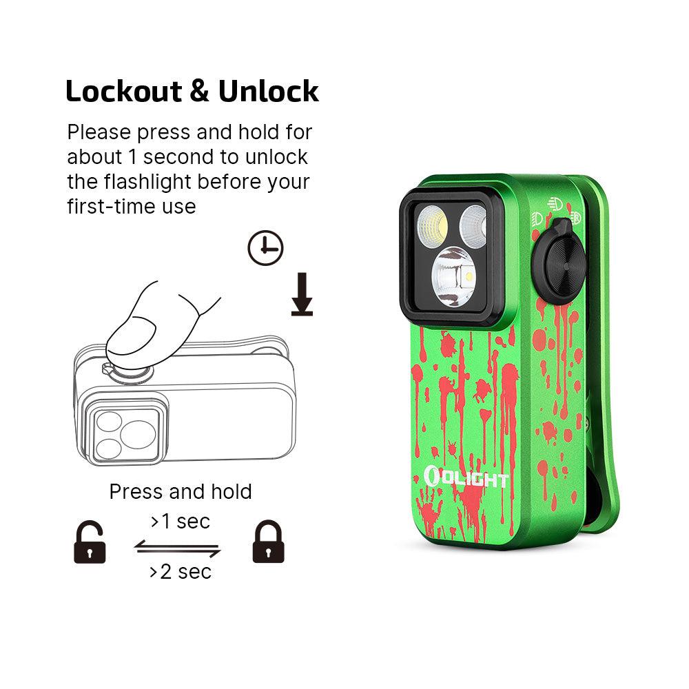 Oclip Pro Zombie Green