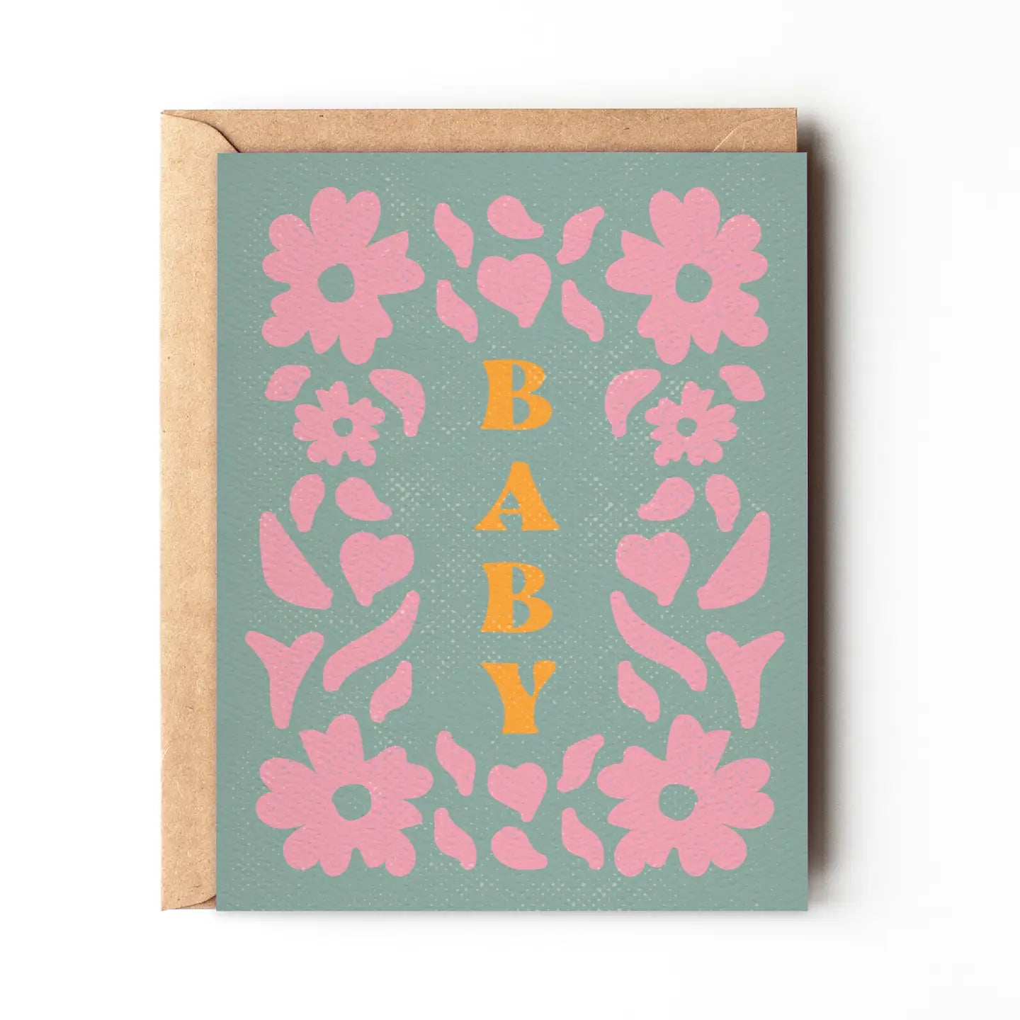 Baby - Floral Spring Baby Card