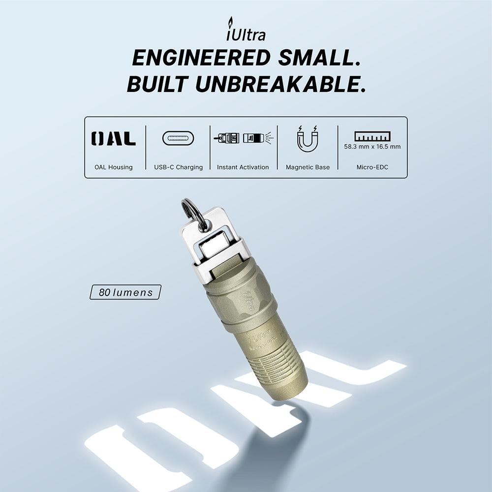 iUltra OAL Keychain Flashlight
