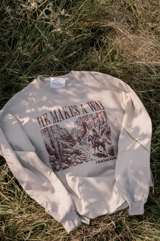 He Makes A Way Pullover