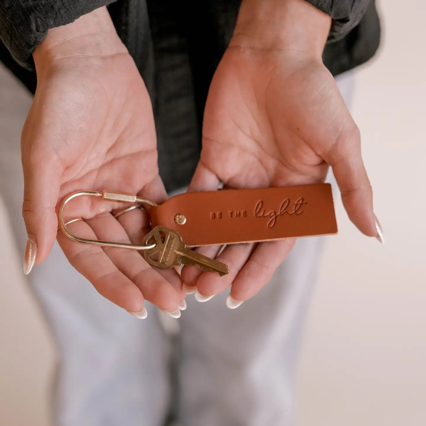 Be The Light Keychain 