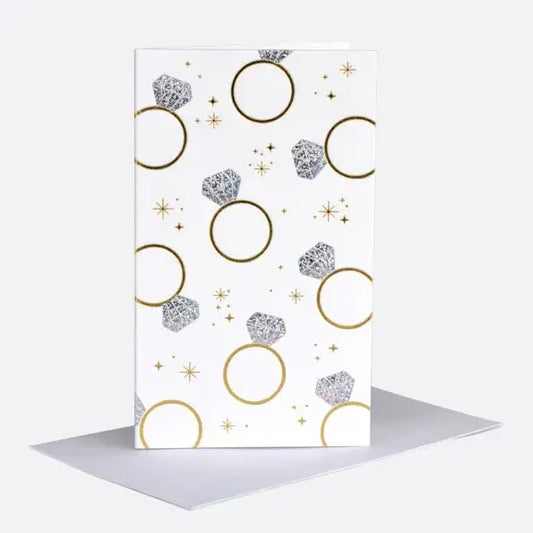 Sparkling Rings Mini Card