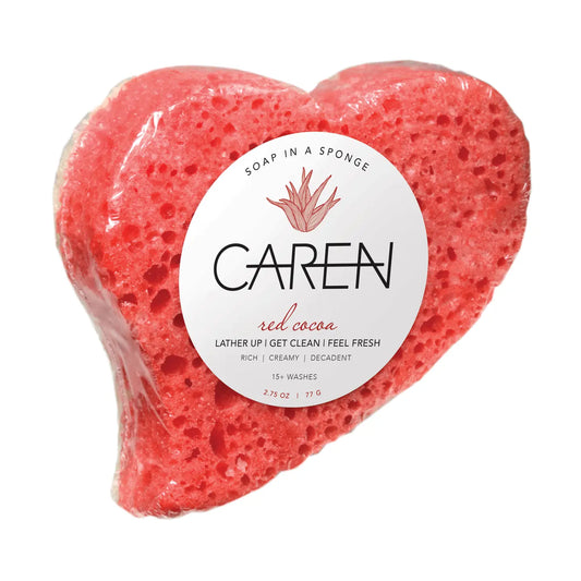 Red Cocoa Shower Sponge