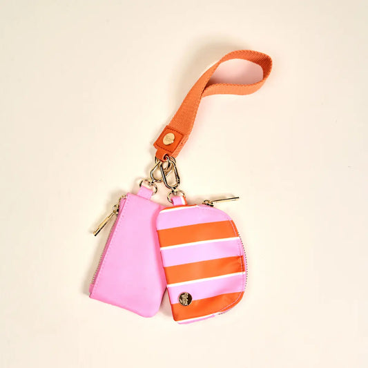 Sicily Stripes Pink Pouch