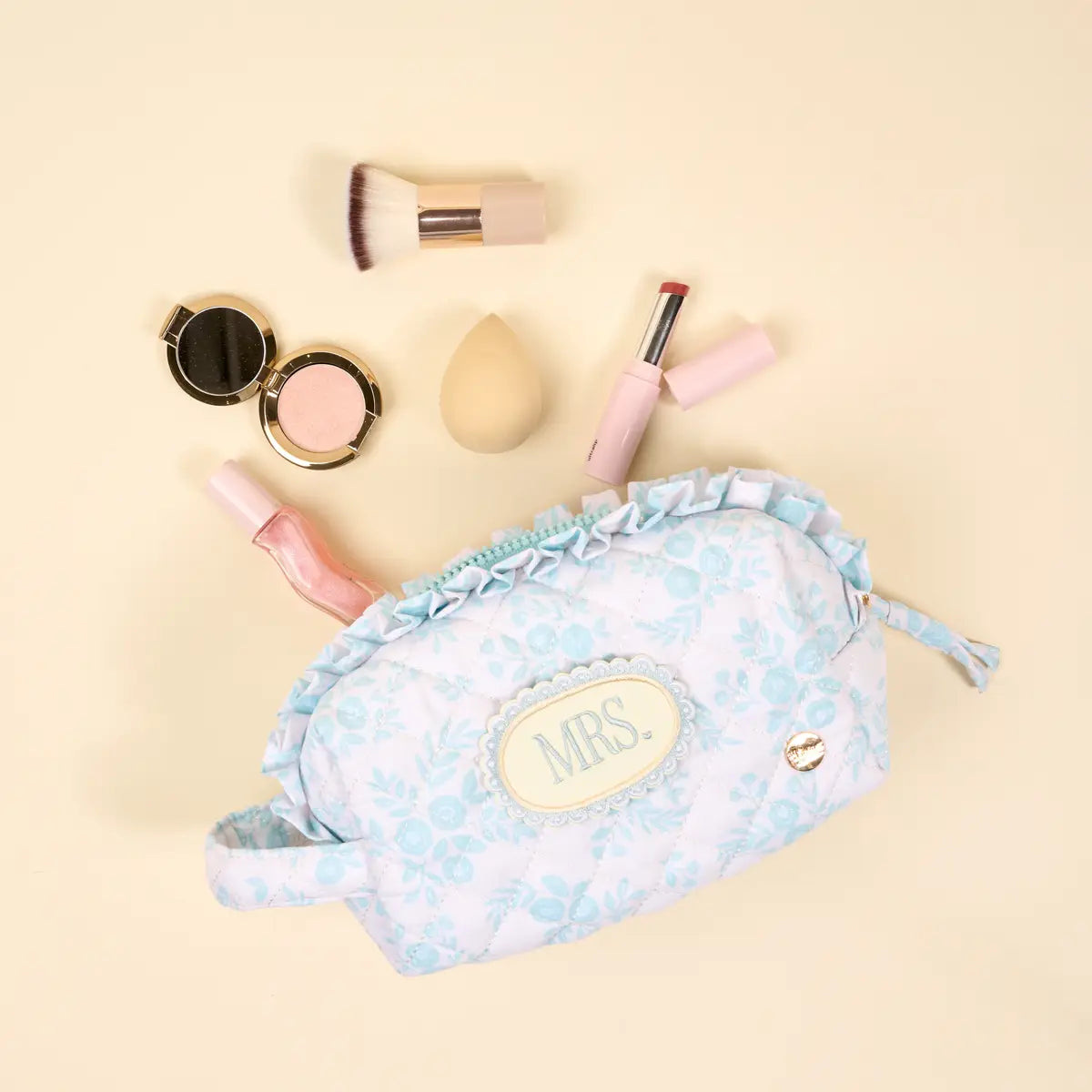 Quilted Cosmetic MRS. Pouch