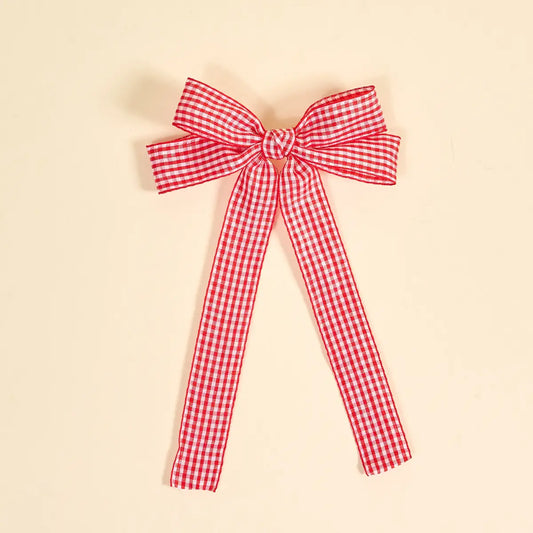 Gingham Hairbow