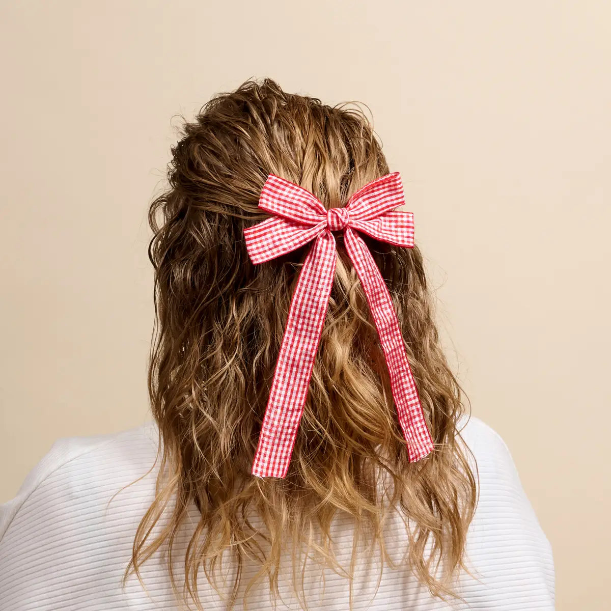 Gingham Hairbow