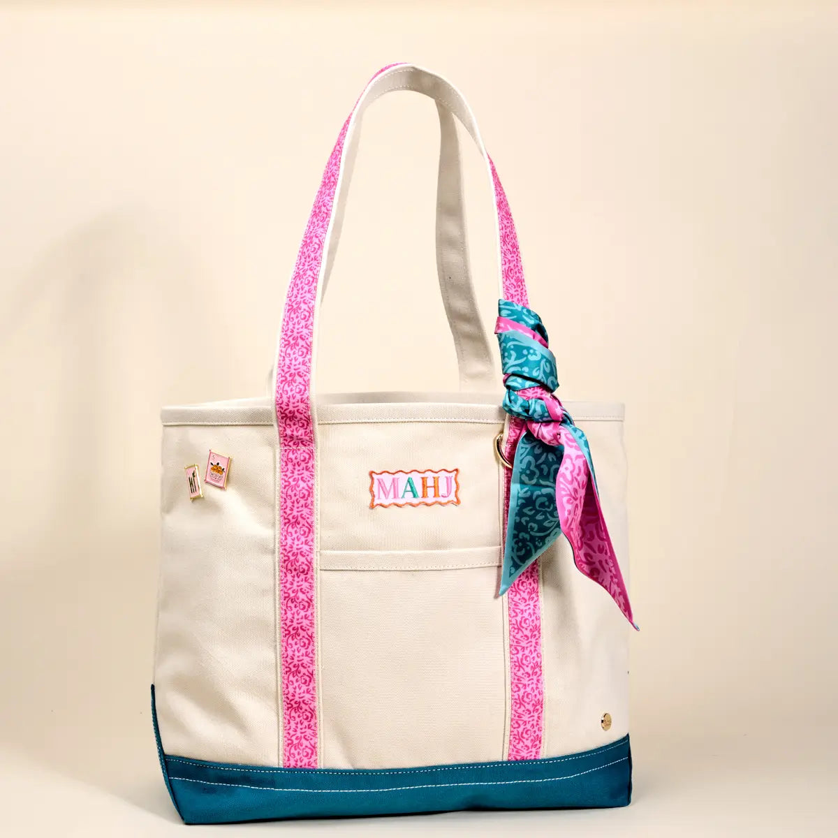 Mahj Time Canvas Tote Bag