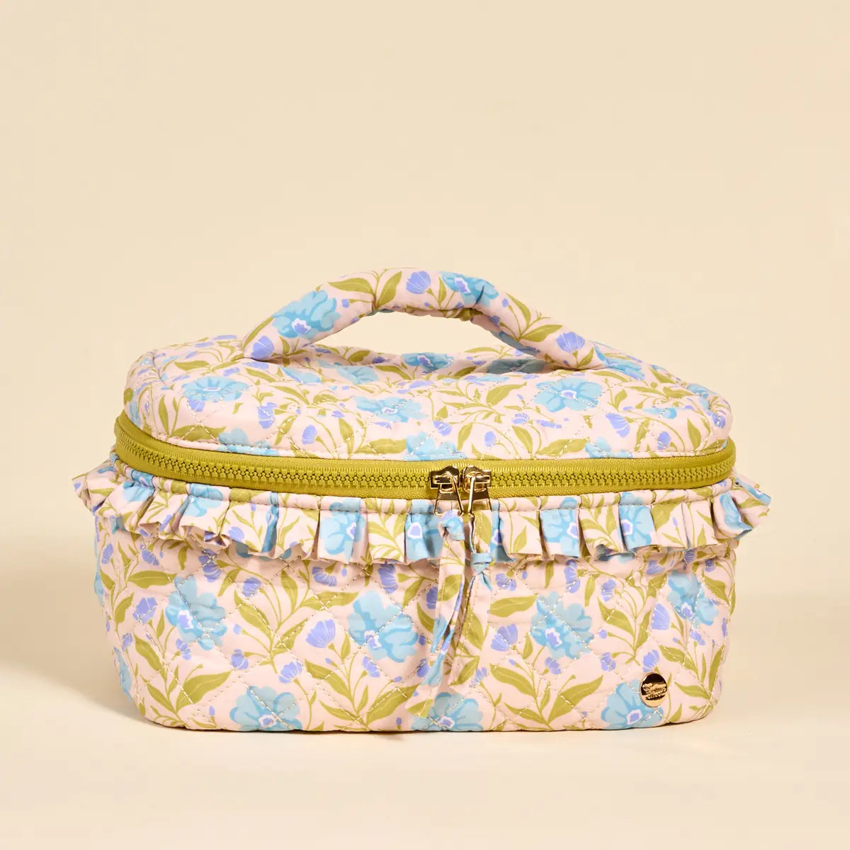 Glam Quilted Cosmetic Bag