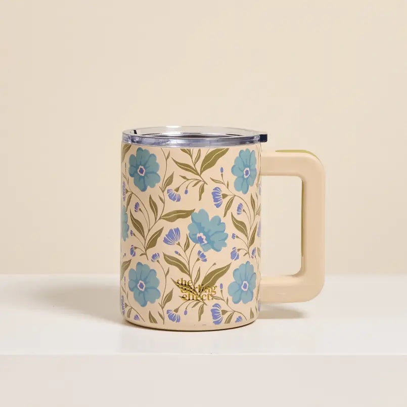Poppin’ Aqua Petals Mug