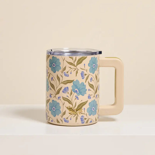 Poppin’ Aqua Petals Mug