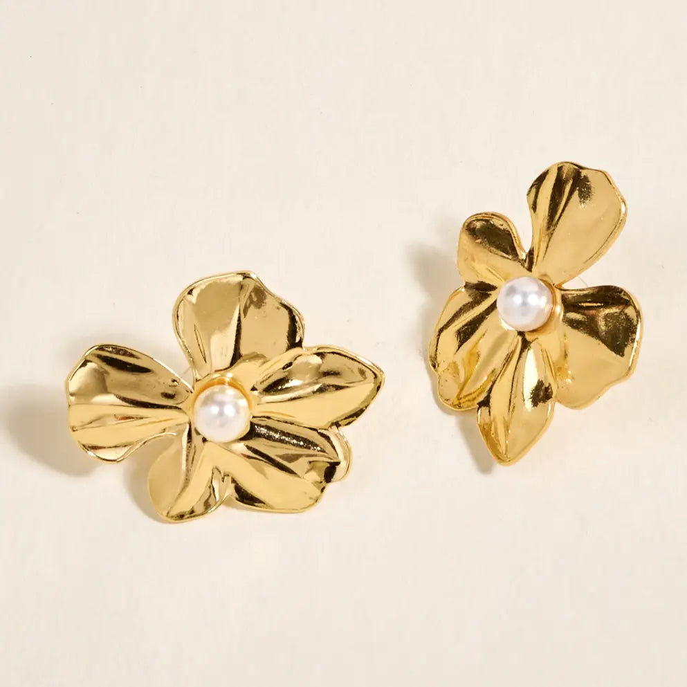 Golden Bloom Earrings