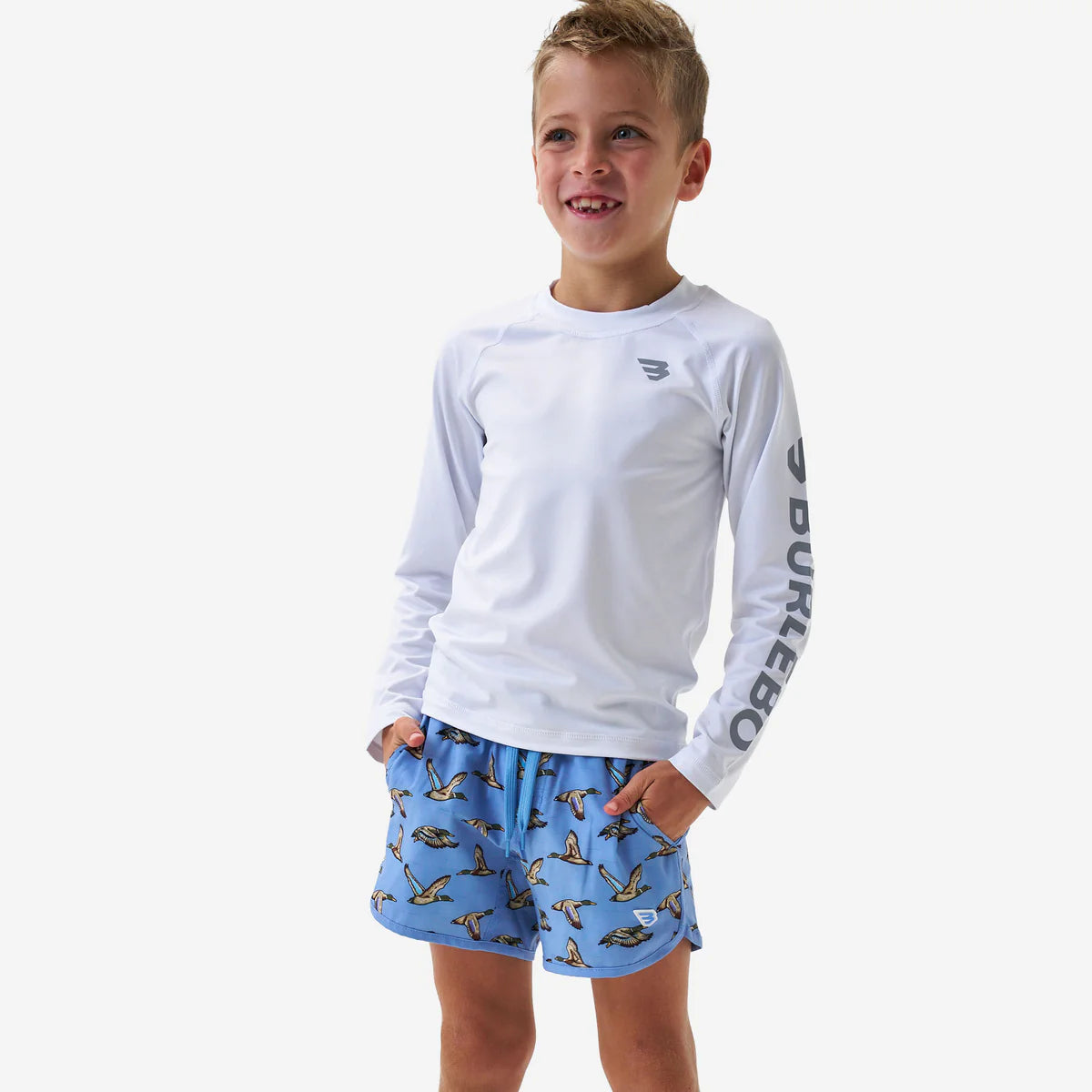 Blue Mallards Swim Trunks