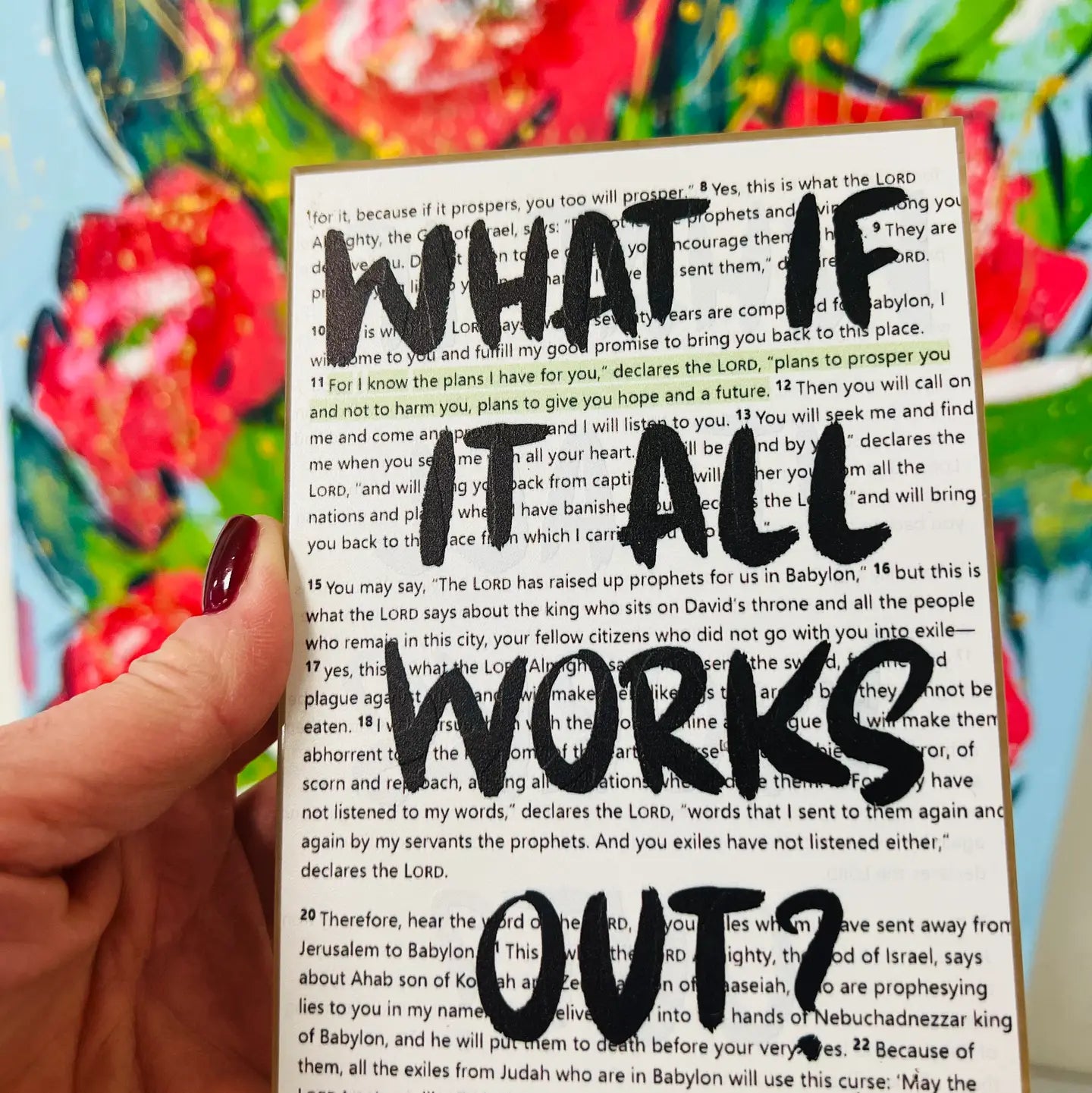 Acrylic Block: What if…