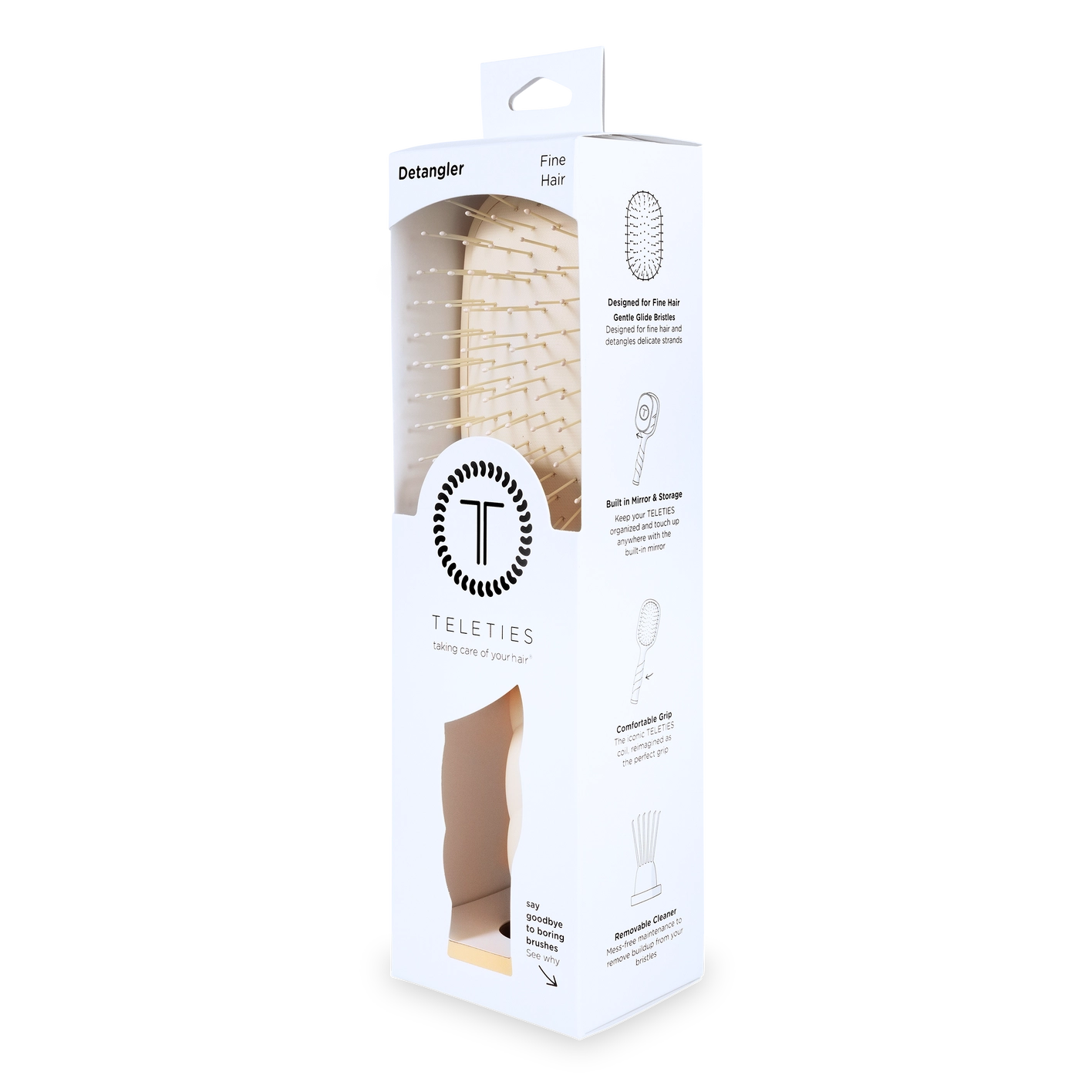 Tan Teleties Brush