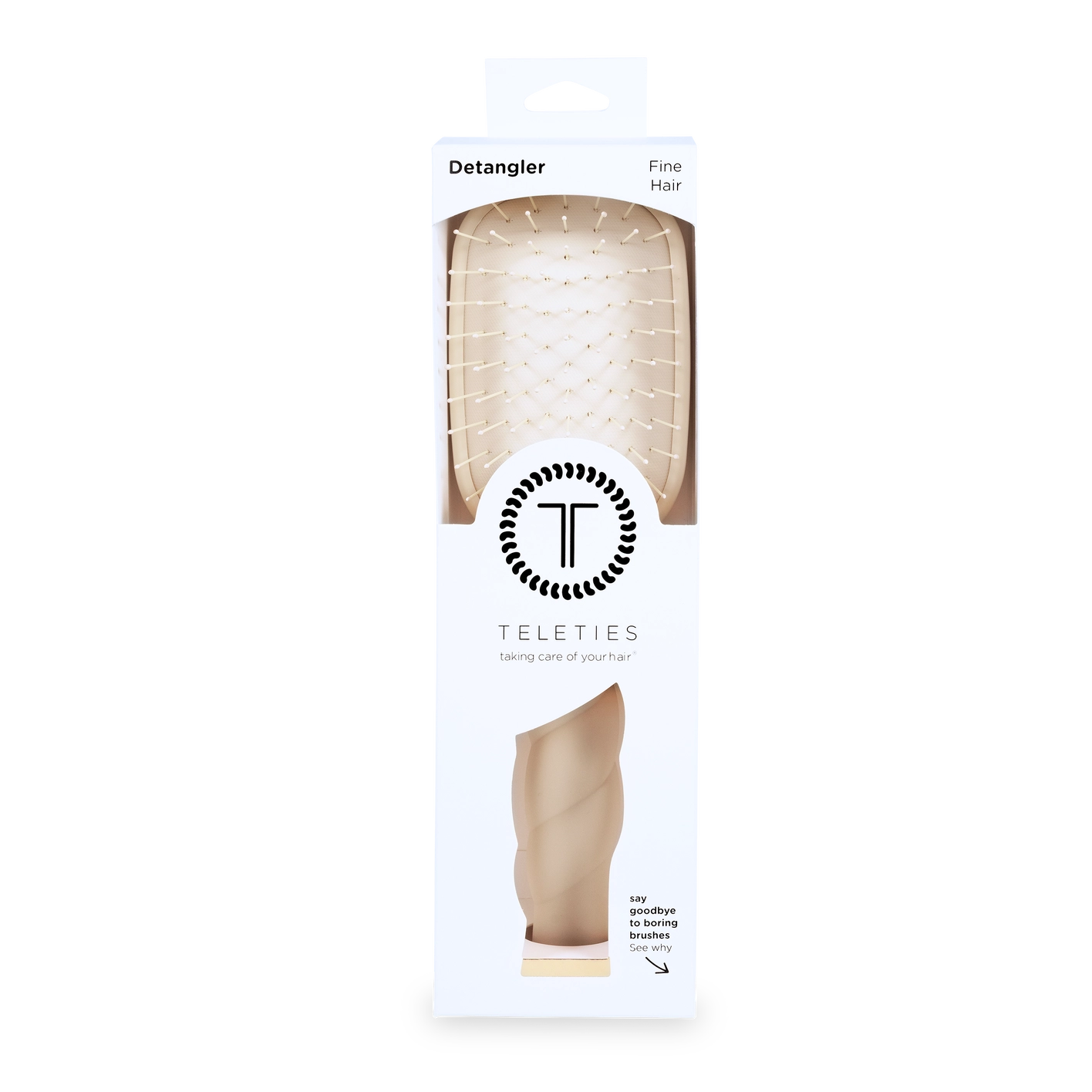 Tan Teleties Brush