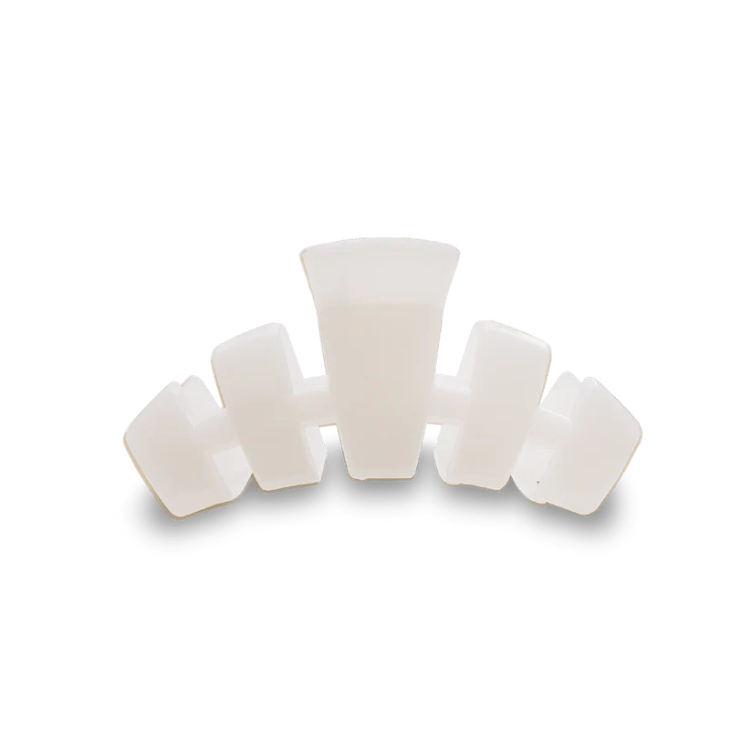 Classic Small Coconut White Hair Clip