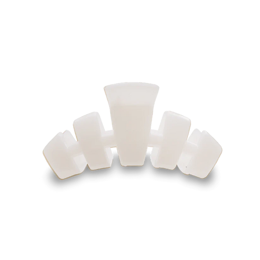 Classic Small Coconut White Hair Clip
