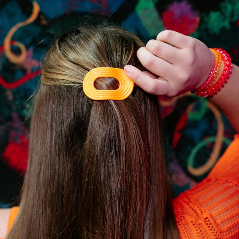 Day Rave Flat Round Clip