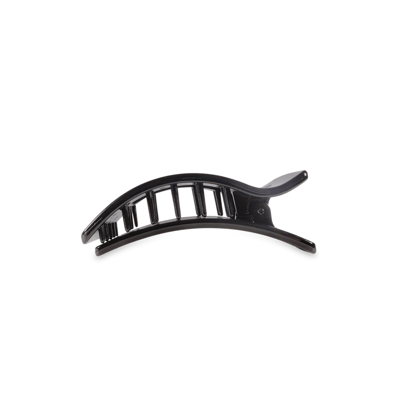 Jet Black Flat Rectangle Clip