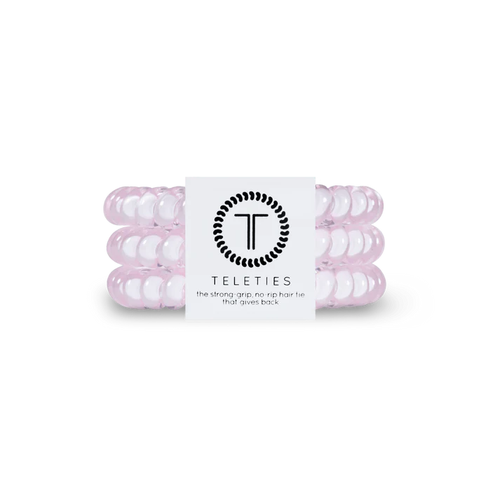 Rose Water Pink Hair Ties